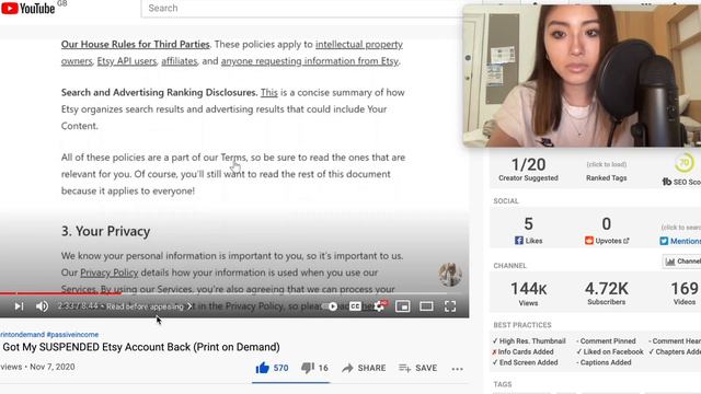 Etsy Account Suspended - GET IT BACK (updated) смотреть онлайн