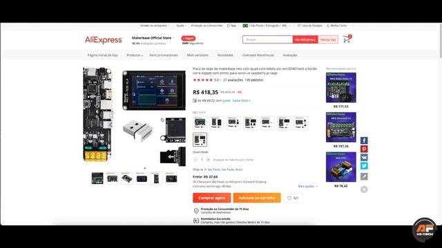 NOVA MKS SKIPR - ALL IN ONE com KLIPPER - IMPRESSÃO 3D - MAKERBASE смотреть онлайн