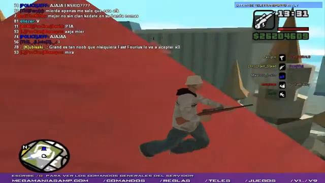 Monster kill En Sniperhunter ( Samp - Mega mania FreeRoam ) смотреть онлайн
