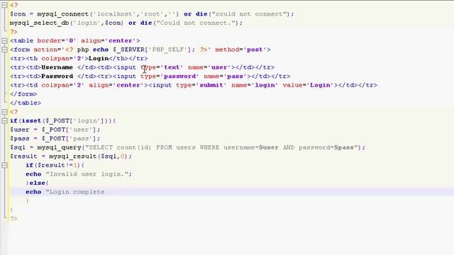 PHP Login Script смотреть онлайн