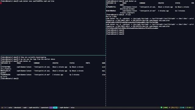 Demo: running Ceph in Docker containers смотреть онлайн