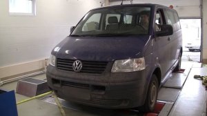 VW T5 1.9 Чип тюнинг с замером мощности