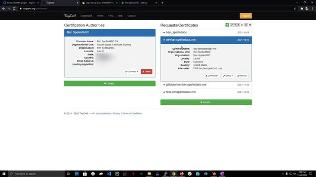 TinyCert cert creation смотреть онлайн