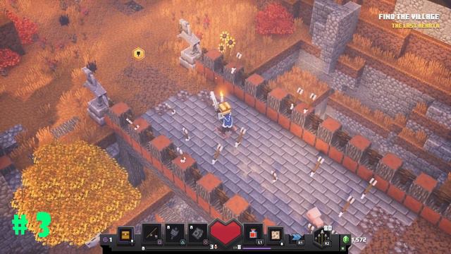 PS5) Minecraft Dungeons Gameplay and Walkthrough Ep-3 смотреть онлайн
