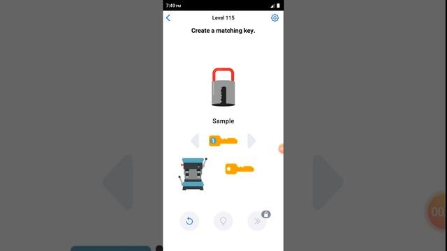 Easy game level 115 Create a matching key walkthrough смотреть онлайн