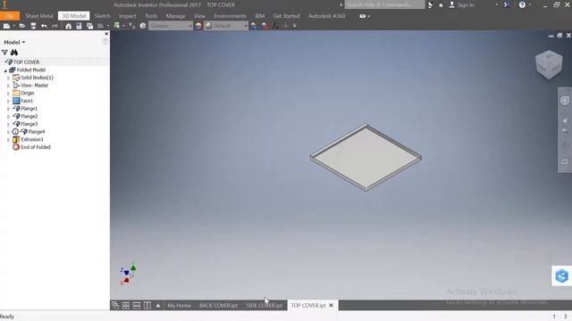 Creating Steel Locker from Inventor Part1 смотреть онлайн