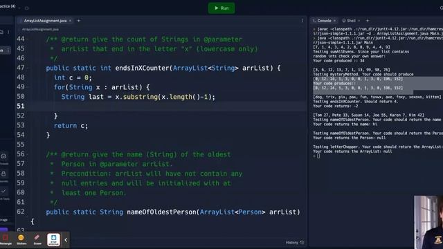 ArrayListAssignment.java смотреть онлайн