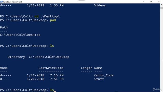 Using The CD Command | Coding for Kids: Python: Learn to Code with 50 Awesome Games and Activities смотреть онлайн