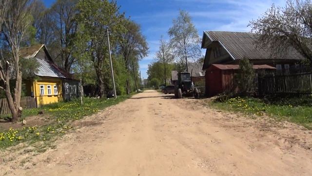 Белая корова? ПО ПОЛЯМ И ДЕРЕВНЯМ на велосипеде /Выпуск 2/ смотреть онлайн