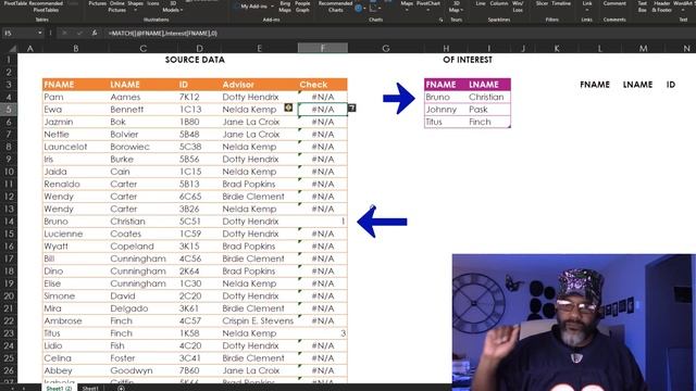 Dynamic Arrays: FILTER Against a List, MATCH function with 2 Criteria смотреть онлайн