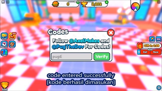 *CODES* Fat Race ROBLOX | 2 October 2023 смотреть онлайн