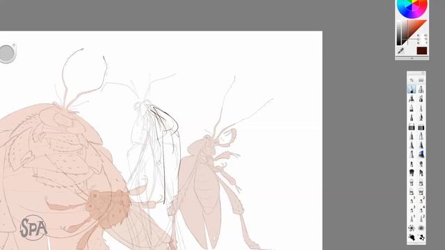 The SPA Studios | Sergio Pablos' Character Time Lapse Drawing "Roaches" смотреть онлайн