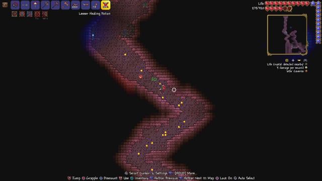 Terraria My playthrough of Terraria part13 spectre boots are amazing смотреть онлайн