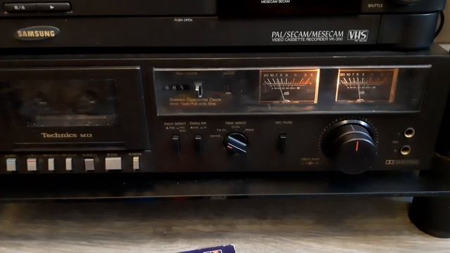 Магнитофон кассетный Technics M13. Pioneer VSX-417. Jamo C-407. " Технология " смотреть онлайн