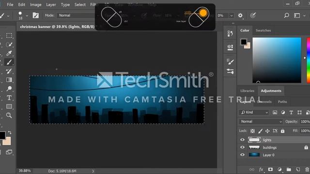 DRAWING YOUTUBE BANNER IN PHOTOSHOP- 12 Drawings of Christmas смотреть онлайн