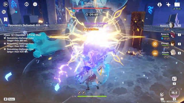 C6 Physical Razor Double Geo & C0 Yoimiya Vape | Genshin Impact 4.3 Spiral Abyss Floor 12 смотреть онлайн