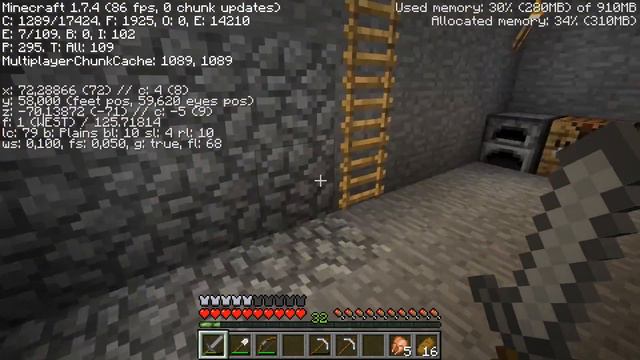 Minecraft Manual de Sobrevivencia EP08 - Entenda a tecla F3 - Menu Debug 1.7.4 смотреть онлайн