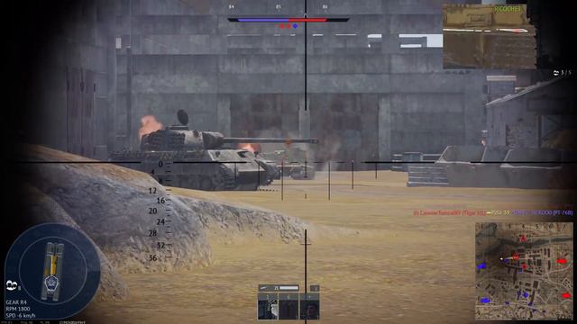 War Thunder - Tog II and Sherman Firefly In Action смотреть онлайн