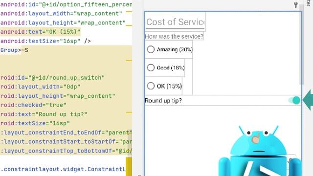 Android Studio. 9.3 XML layout: Complete the layout смотреть онлайн