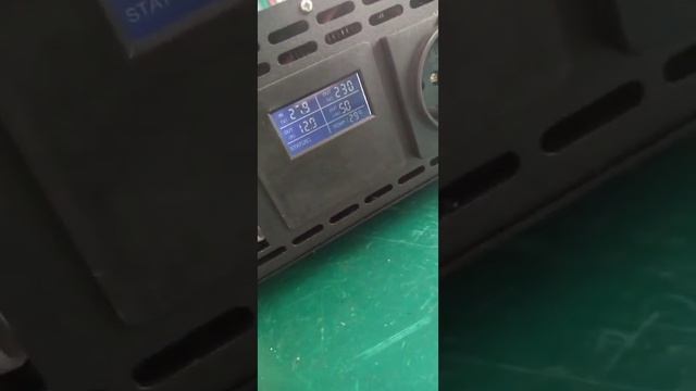 3000W Pure sine wave inverter 24v to 230v 50hz german outlets LCD display смотреть онлайн