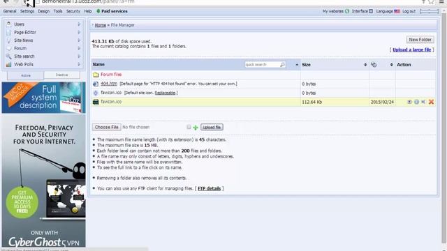 Ucoz Serial 2 - how add favicon / 404 page on ucoz / როგორ დავაყენოთ ფავიკონი და 404 გვერდი უცოზე ! смотреть онлайн