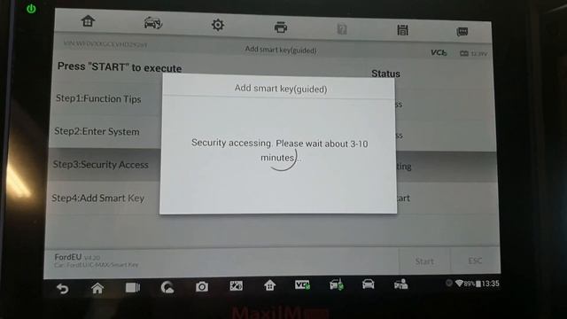 Autel IM608 Pro | Ford C max 2017 | Key programming and Remote Programming | 2023-34 смотреть онлайн