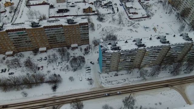 Кинешма в первый день зимы ( район АЗЛКА - Санта Барбара) смотреть онлайн