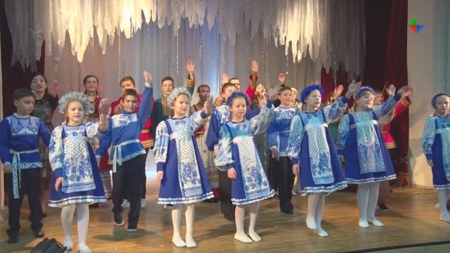«Радость в творчестве». С Новым годом поздравляет фольклорный ансамбль «Горлинка» смотреть онлайн