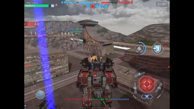 War Robots: Out for a run with my jumping Blitz: Keeping Reds busy while the beacon timer runs down смотреть онлайн