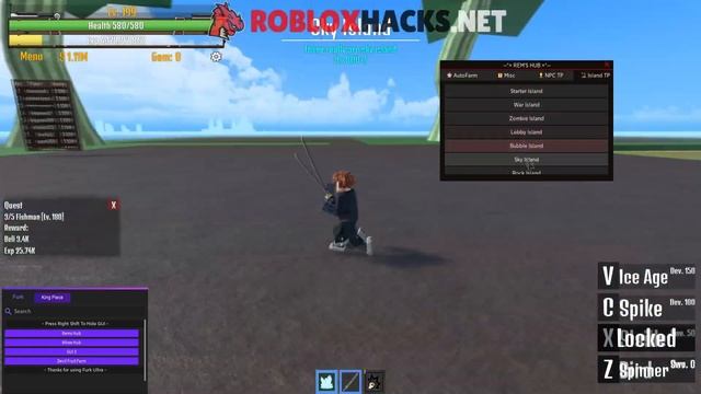 Roblox King Legacy Script/Hack GUI | Auto Farm, Devil Fruit Hack, Max Stats, Chest TP, ESP & more! смотреть онлайн