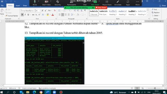 Presentasi Basis Data DDL, DML & MYSQL - MariaDB смотреть онлайн
