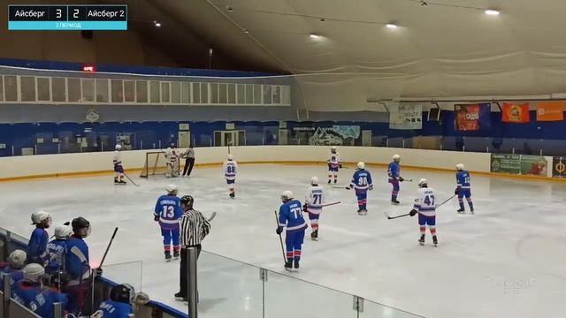 ХК "СКА Айсберг" VS ХК "СКА Айсберг 2" - Первенство СЗФО по хоккею среди команд 2008 г.р. смотреть онлайн