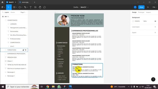 Curriculum Vitae - Figma. смотреть онлайн