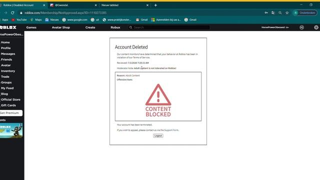 Account deleted R.I.P roblox account 6/7 2019 - 3-7-2020 + voice смотреть онлайн