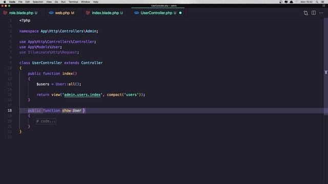#13 Assign Roles and Permissions to Users | Spatie Laravel Permission | Laravel 9 Tutorial смотреть онлайн