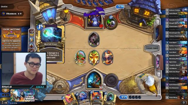 Amaz 12-0 Arena with Mage - Classic Aggro Shaman 69,9! смотреть онлайн