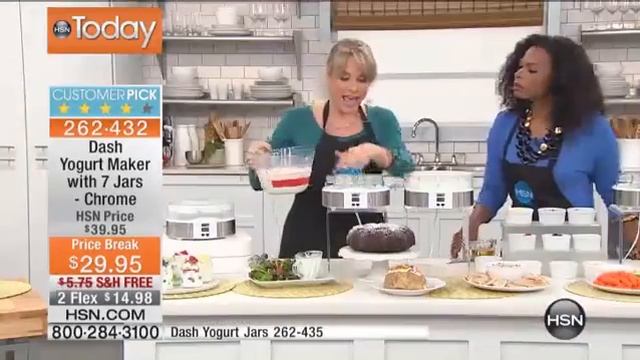 Dash Yogurt Maker With Seven Jars  Chrome