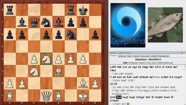 Шахматы. AlphaZero - Stockfish 8: ЖАРКАЯ СХВАТКА в английском 