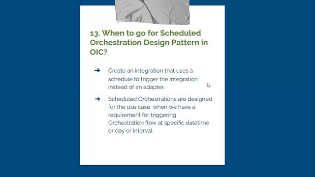 From 11 to 15 | Oracle Integration Cloud Interview Questions | OIC | Design Patterns | Styles смотреть онлайн