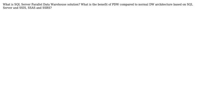 Databases: What is SQL Server Parallel Data Warehouse? (2 Solutions!!) смотреть онлайн