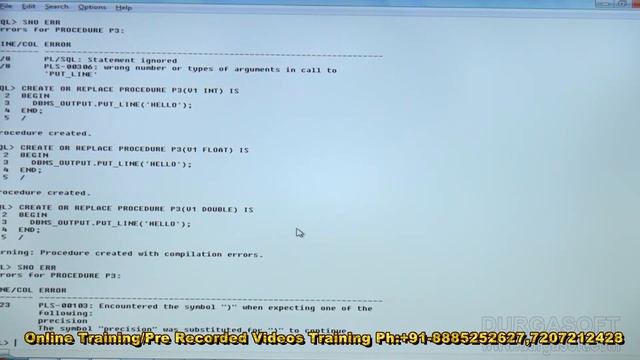 Oracle Tutorial||onlinetraining||pl/sql|| Data type Restrictions by Basha смотреть онлайн
