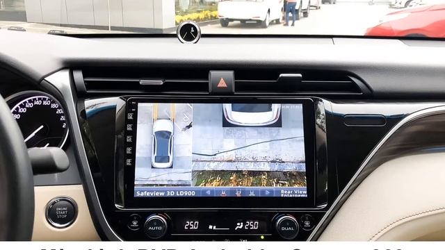 TOYOTA CAMRY 2020 trang bị Mobileye 630 CAMERA 360 Safeview 3D LD900 XFD BSM 01M Màn hình DVD смотреть онлайн