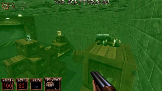 Redneck Rampage: Suckin' Grits on Route 66 - 05 Slaughterhouse - All Secrets смотреть онлайн