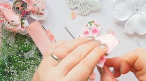 Крылатые бантики с Принцессами ! Бантики из репсовых лент DIY