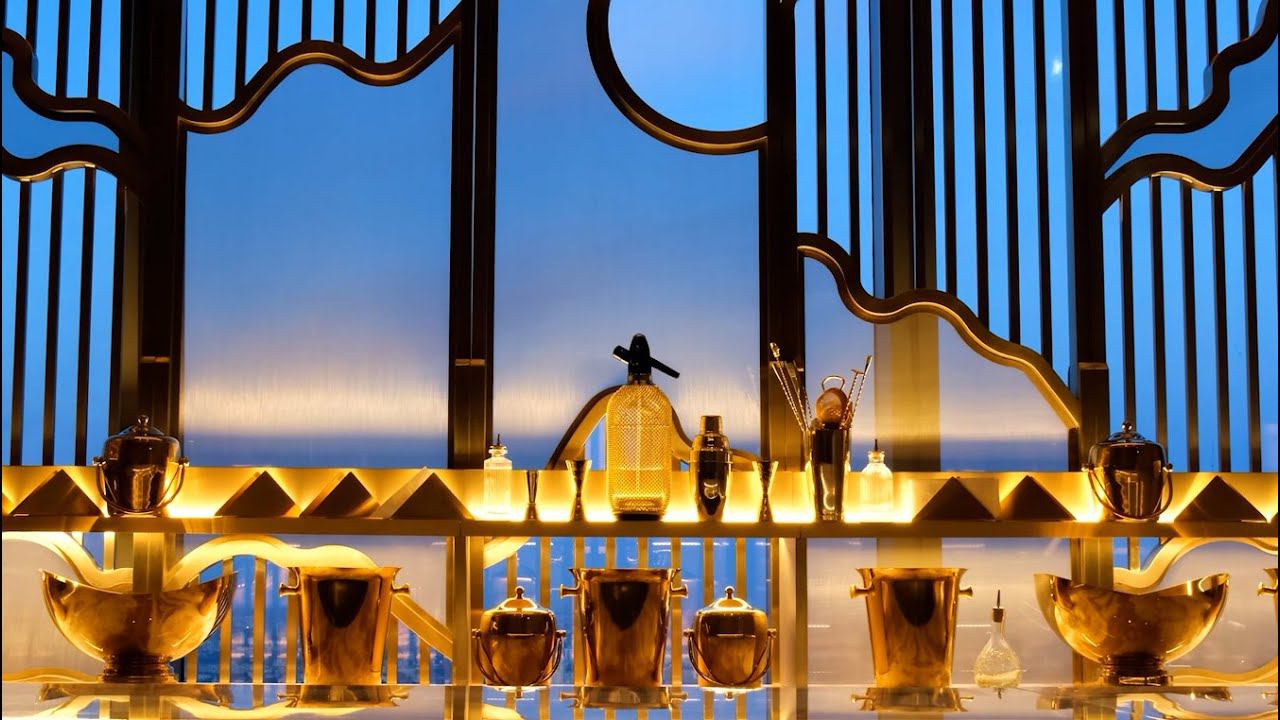 Биодинамическое освещение ресторана китайской кухни MUME, Москва-Сити, 90-й этаж. смотреть онлайн