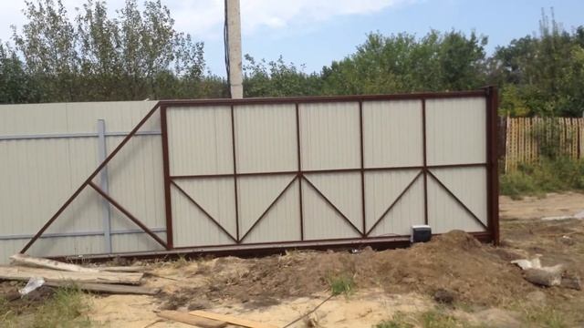 Компания КМК - монтаж откатных ворот и забора с. Бабяково смотреть онлайн