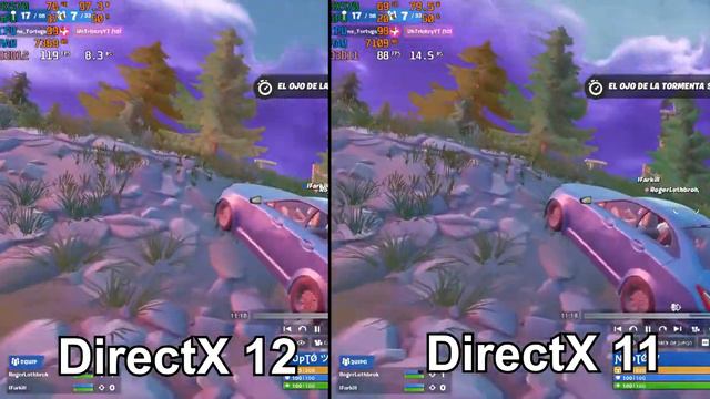 DirectX 11 VS DirectX 12 : AMD ( Fortnite Temporada 5 ) TEST смотреть онлайн