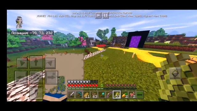 Minecraft PE [1.11.0.10] - Легендарные приключения #7 КАРТА НА СТЕНЕ И ФЕРМА ТЫКВ смотреть онлайн