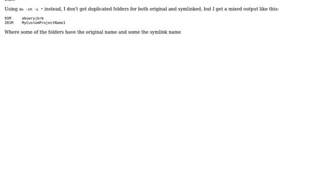 Find disk usage of folders with symlinks (2 Solutions!!) смотреть онлайн