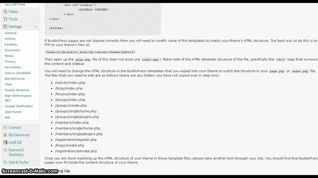 How To Make Hybrid Theme Buddypress Compatible смотреть онлайн